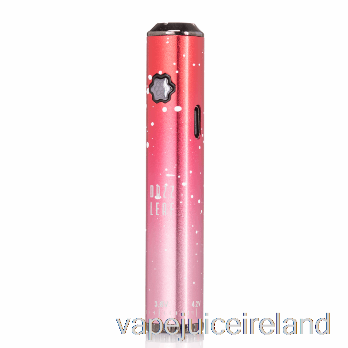 Vape Juice DAZZLEAF SQUARii Bottom Twist 510 Battery Red Splatter